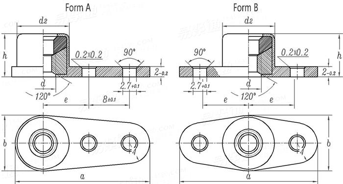 DIN  987 - 1960 自鎖鋼芯闆螺母