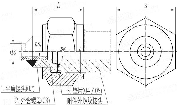 CB /T 4328 - 2013 E型平肩接头