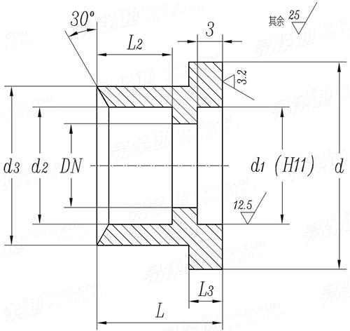 CB /T 4328 - 2013 平肩接头（01）
