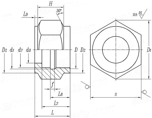 CB /T 4328 - 2013 外套螺母（03）