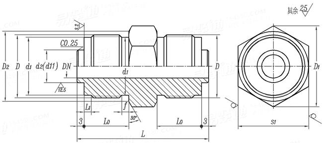 CB /T 4328 - 2013 旋入螺纹接头（07）