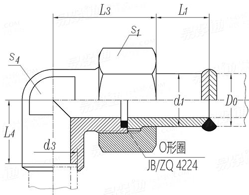 JB /ZQ 4776 - 2006 焊接式直角管接頭