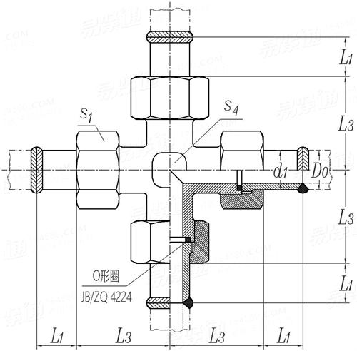 JB /ZQ 4778 - 2006 焊接式四通管接頭