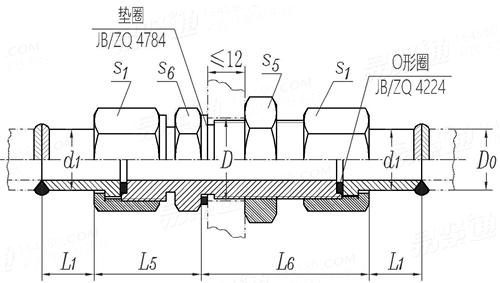 JB /ZQ 4779 - 2006 焊接式隔壁直通管接頭