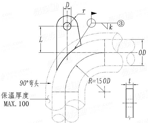 HG /T 21629 (A13) - 2021 90°彎頭用吊闆