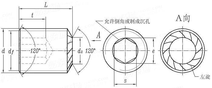 JB /T 7755 (ST) - 2007 外球面球軸承用緊定螺釘 齒端型（ST）