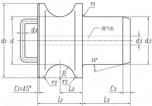 JB /ZQ 4630 - 1997 插入式圆柱形吊耳 吊耳螺栓