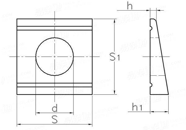 IS  5372 - 1975 (R2001) 锥形垫圈
