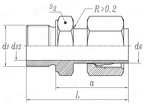 JIS B 2351-1 (SW) - 2000 端口符合ISO 6149-1的旋轉接頭 [表14]