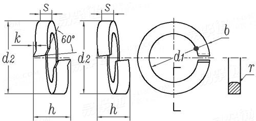 IS  3063 - 1994 (R2004) 彈簧墊圈 A型和B型