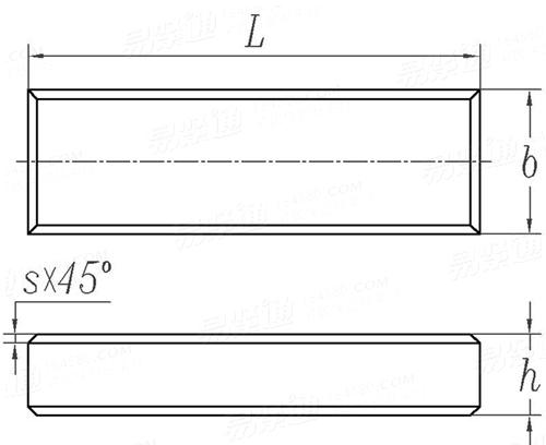 IS  2048 (B) - 1983 B型平头平键