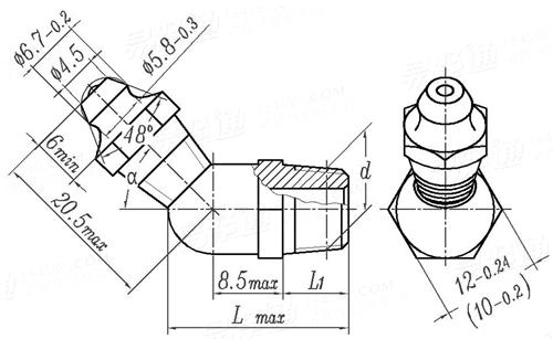 GOST  19853 (Type 2) - 1974 油嘴 2型