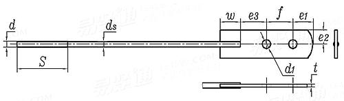 JIS A 5540 - 2008 建筑用索具花籃 Table A.5