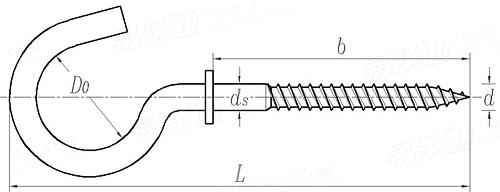 YJT  4081 华司开口羊眼束牙