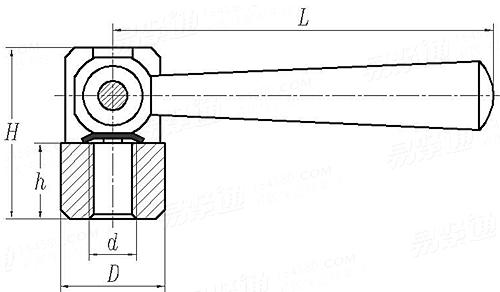 JB /T 8004.9 - 1999 機床夾具零件及部件 回轉手柄螺母