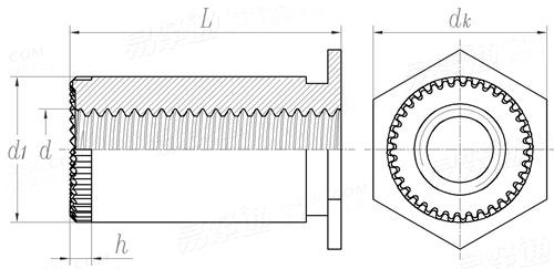 Self-Clinching  SOSG SOAG 接地压铆隔离柱/螺母柱