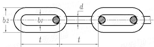 DIN  763 - 1990 不按量規檢驗的長環節圓鋼鏈
