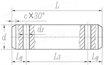 GOST  9650 (Type 2) - 1980 帶孔銷