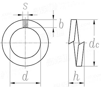 UNI  3558 - 1959 鐵路線路軌道緊固件 軌道螺栓用彈簧墊圈