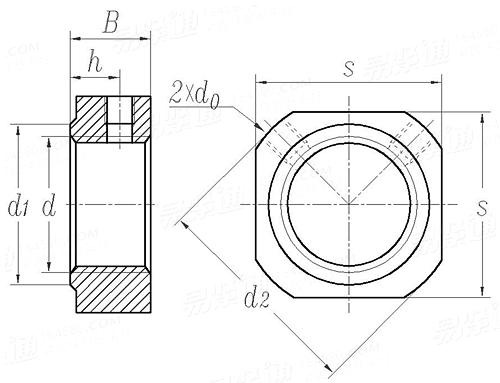 YJT  3046 锁紧螺母