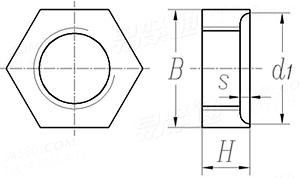 JIS B 2301 (A16) - 2013 螺紋型可鍛鑄鐵管件 - 鎖緊螺母